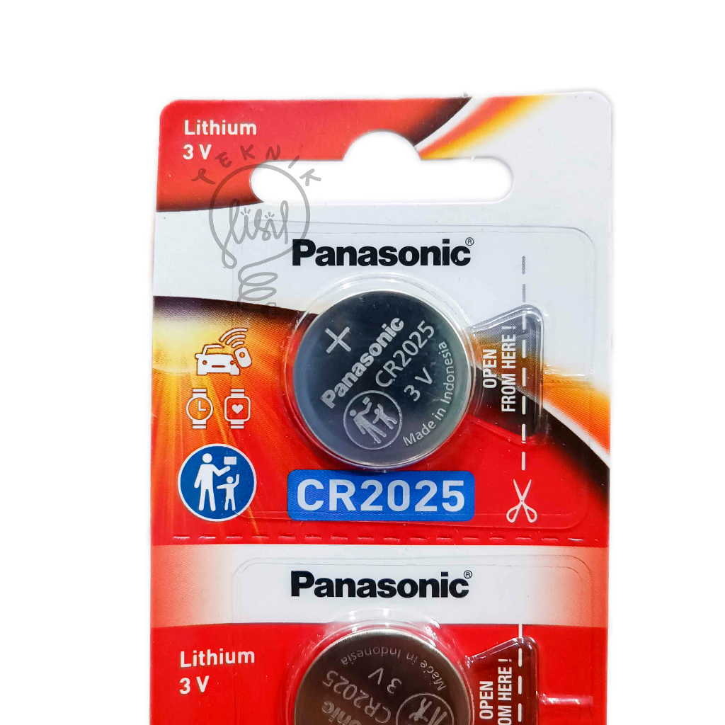 BATERAI KANCING KOIN PANASONIC 3 VOLT 3V CR 2025 CR2025 PIPIH ORIGINAL
