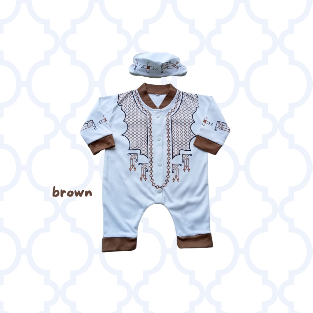 Jumper koko anak koko romper bayi baju koko untuk baby 6 12 bulan 1- 2 tahun koko jumper peci KOKO JUMPER RAFFI