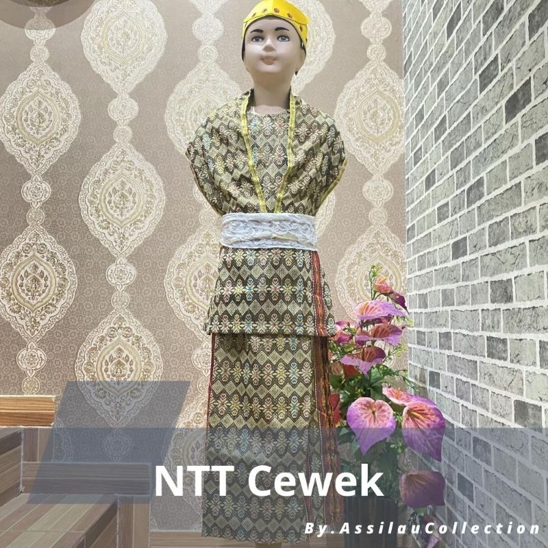 Baju Adat Anak Nusa Tenggara Timur/NTT Satuan (Laki/Cewek)