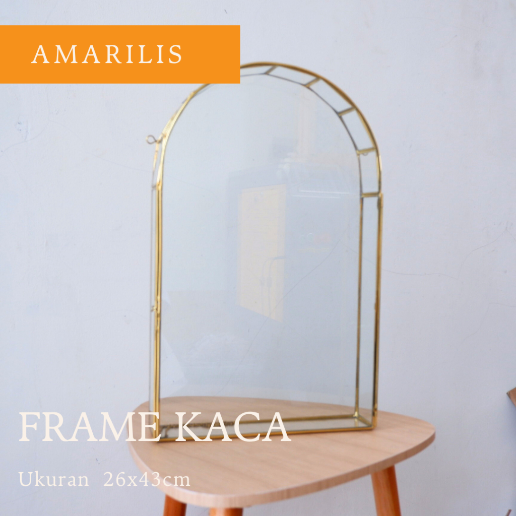 421. Frame Kaca Terarium Dome Kubah