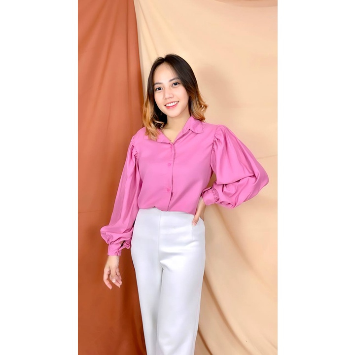 AUDRY RUFI BASIC / SHIRT BLOUSE WANITA