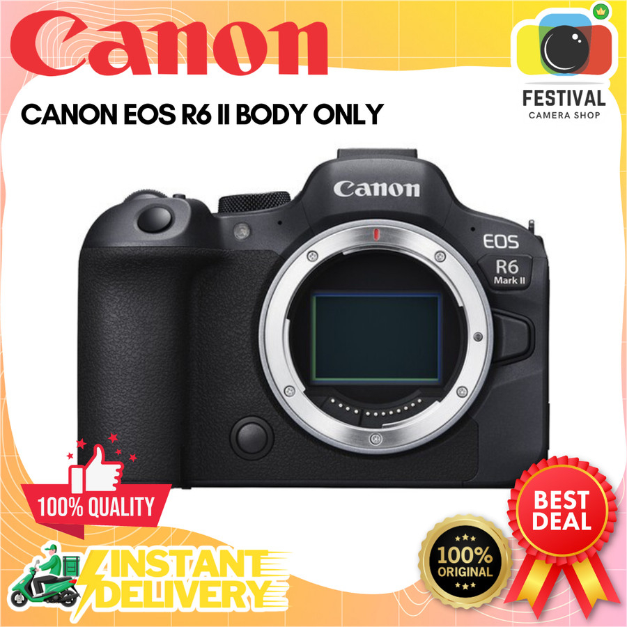 Canon EOS R6 II R6II Canon EOS R6 Mark II Body Mirrorless Camera RESMI