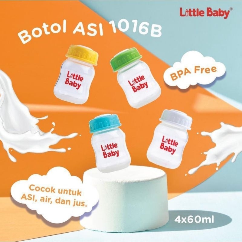 Little Baby Breastmilk Bottle Asi Bayi 60ml Isi 4