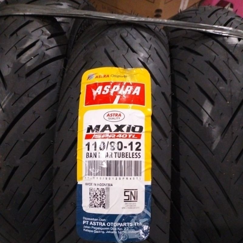 ban luar aspira Maxio 110/90-12 SPR40TL