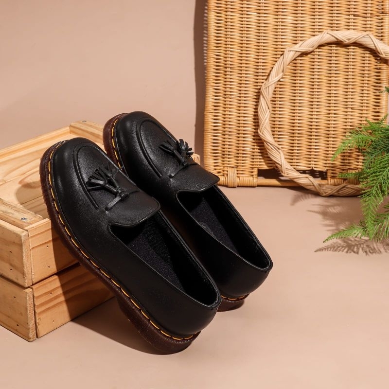 sepatu tassel loafers docmart Flavio Boston kulit asli