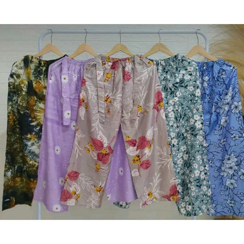 PAKET USAHA KULOT 5 pcs/ celana panjang/celana muslim ( motif= random/ acak )