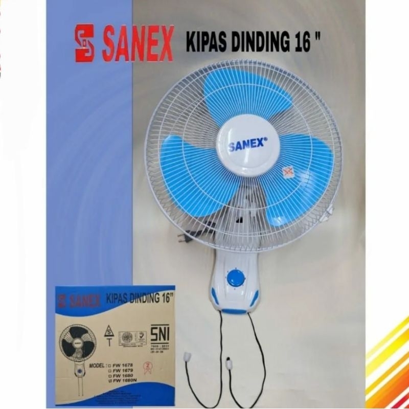 Kipas angin dinding tembok sanex 16 inch/wallfan sanex 16 in