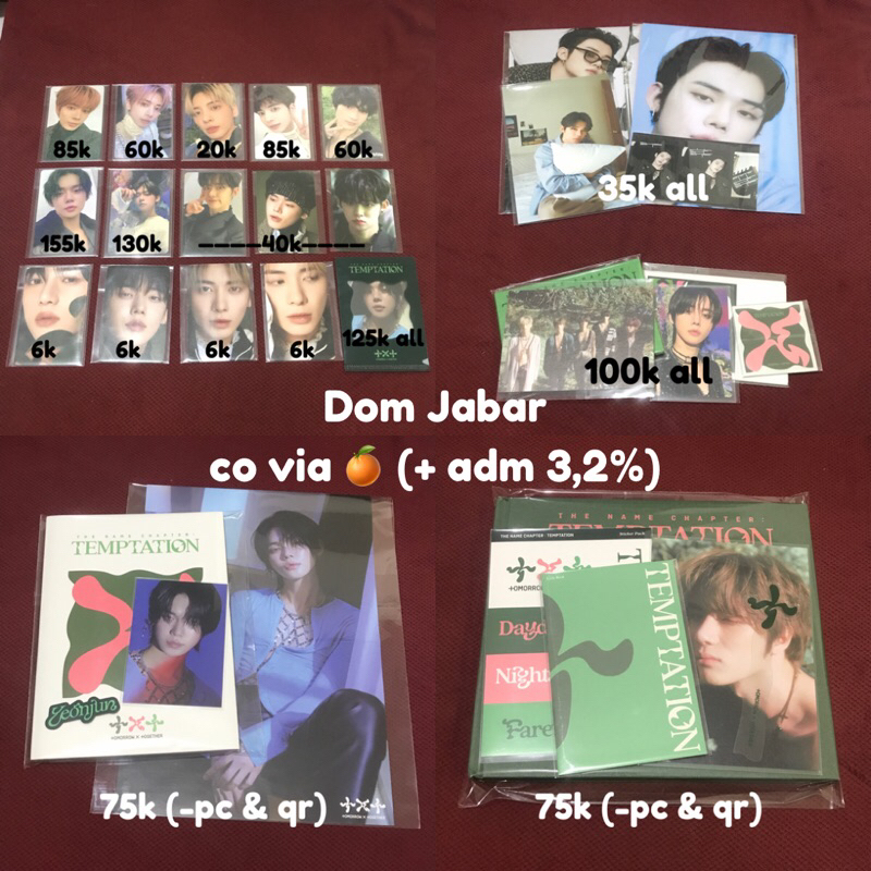 [BACA DESKRIPSI] photocard pc txt tomorrow x together yeonjun taehyun beomgyu weverse album gbgb jap