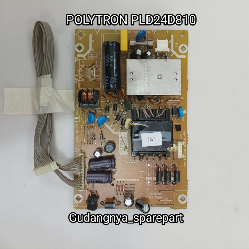 PSU TV POLYTRON PLD24D810 PLD 24D810 REGULATOR POWER SUPPLY POWER TV LED