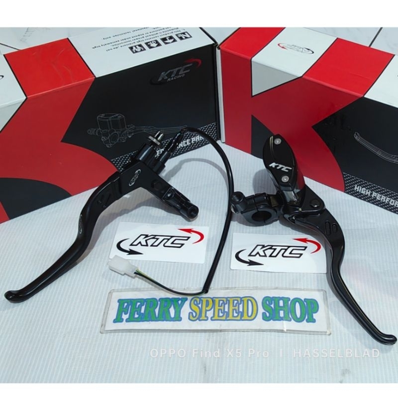Set Master rem KTC Zen Universal / Handel Handle rem kopling plus Master rem KTC kanan 14mm Rx king 