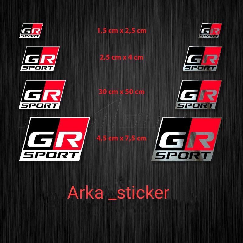 STICKER CUTTING GR SPORT