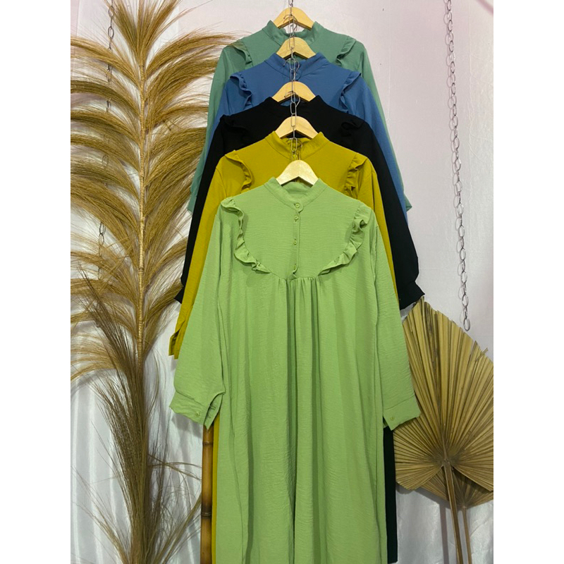 Amona Dress Ld 106-110 || Gamis Lebaran