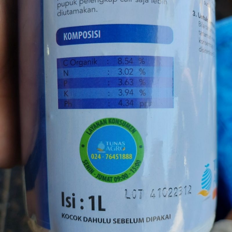 WONDERFAT 1 LITER MELINDUNGI PERAKARAN TANAMAN