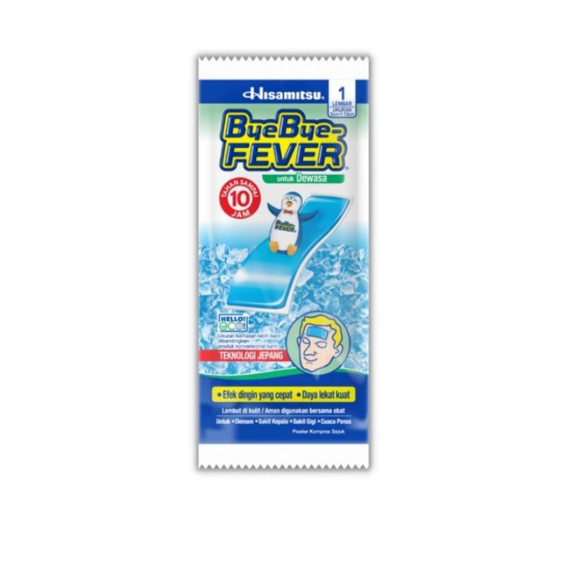 Bye-Bye Bye Bye Fever Dewasa Plester Kompres Dewasa