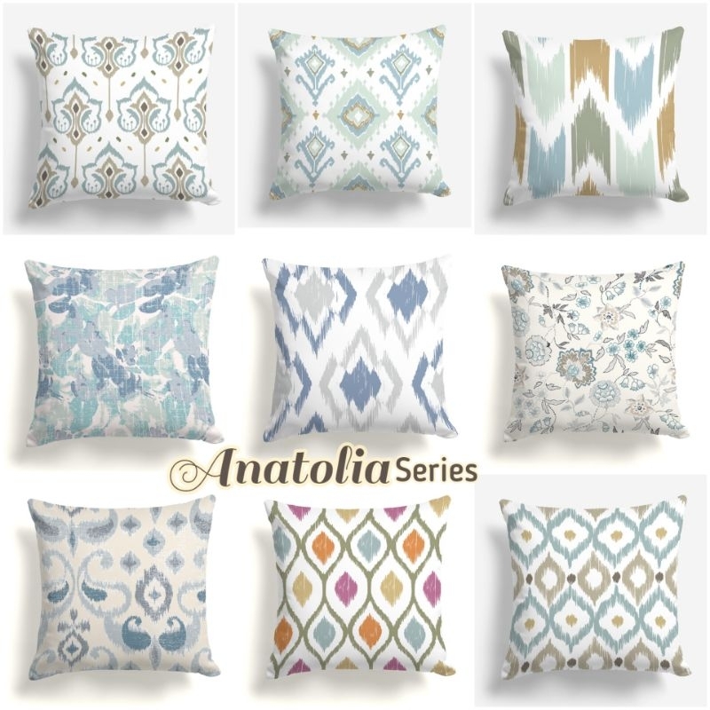 BANTAL SOFA PRINT MOTIF ABSTRAK ANATOLIA SERIES 40X40 CM