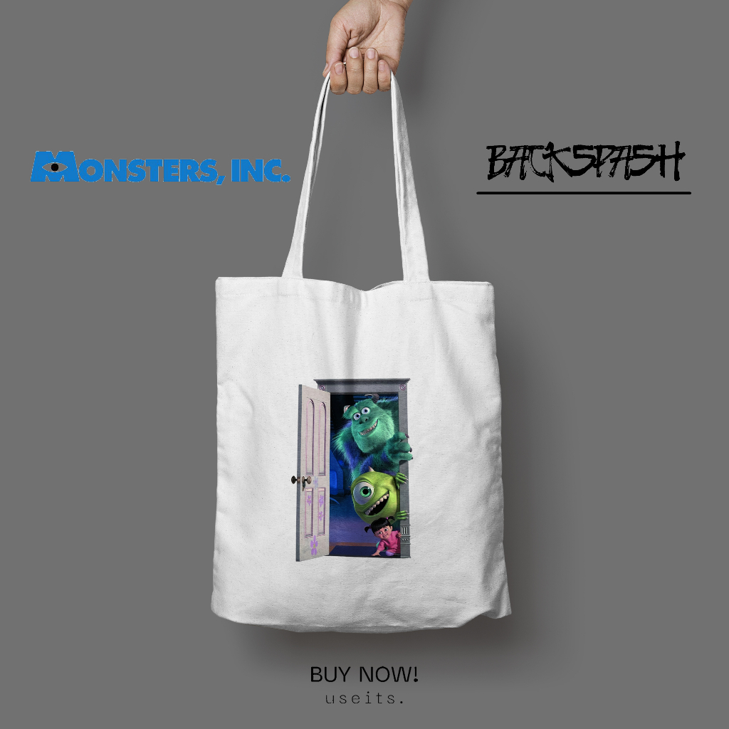 Totebag Tas Monster Inc Pria Wanita - MONSTER INC