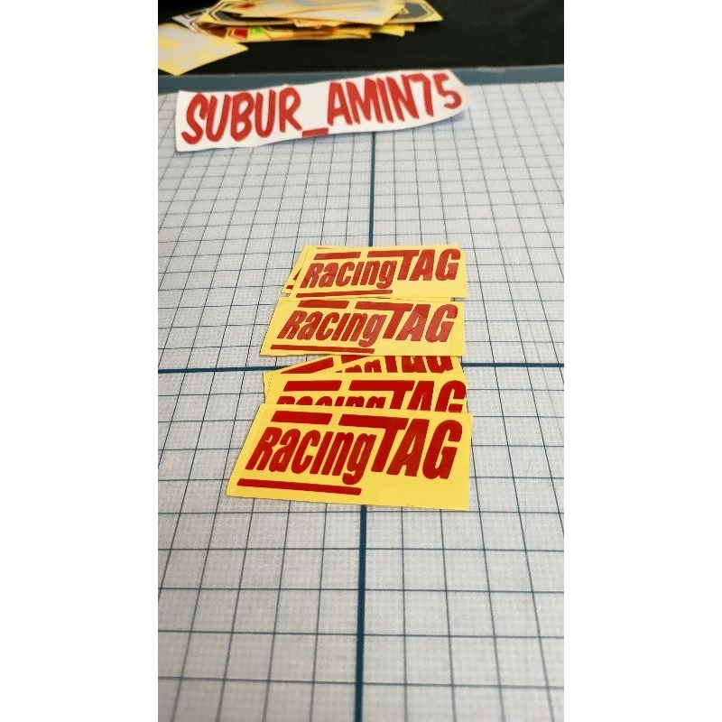 

Stiker Racing Tag