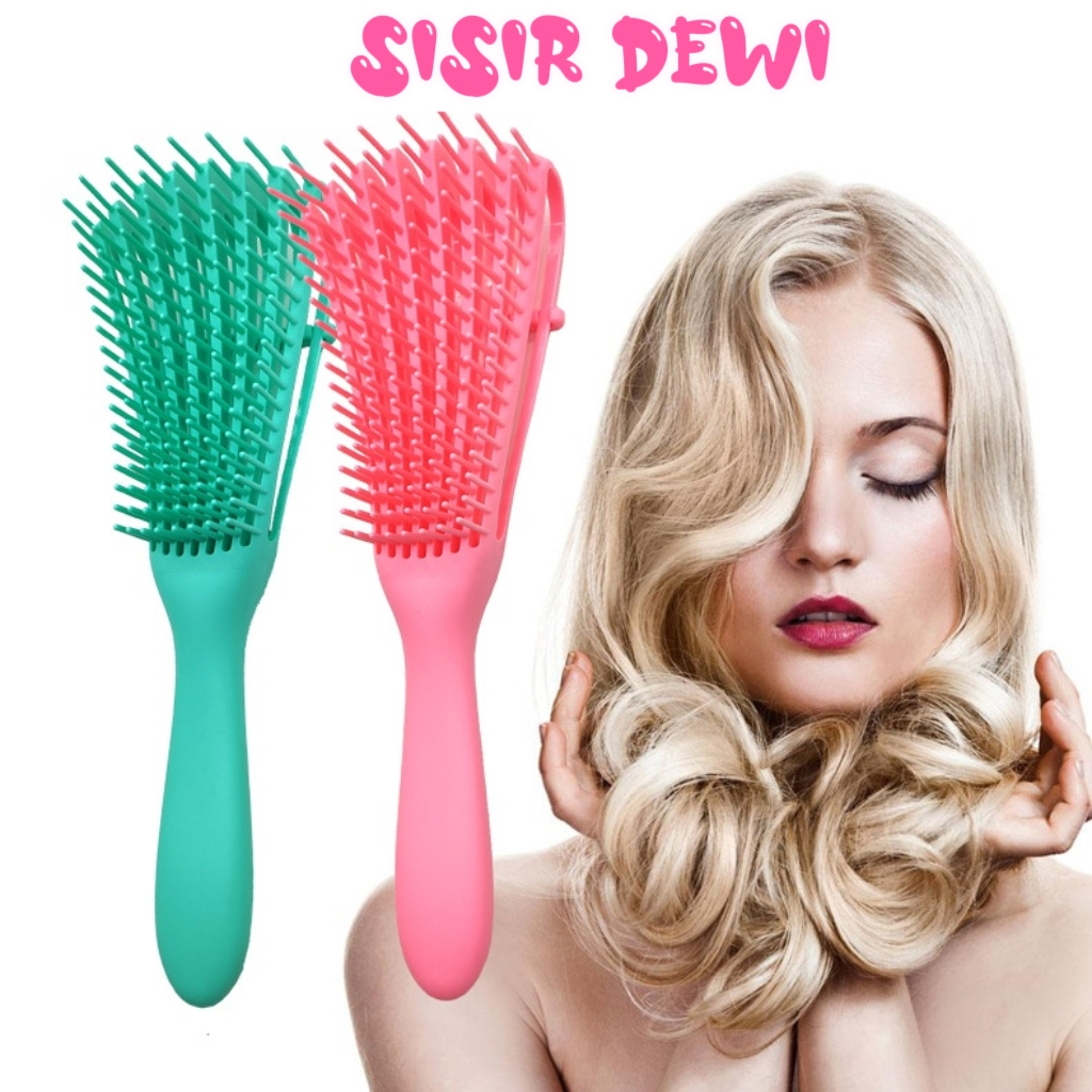 Sisir Gurita Sisir Keramas Rambut / Sisir Rambut Hairbrush / Sisir  Anti Kusut