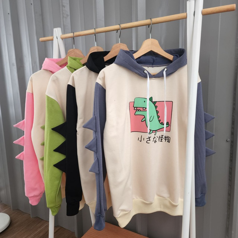 Sweater wanita DINOSAURUS HOODIE WANITA