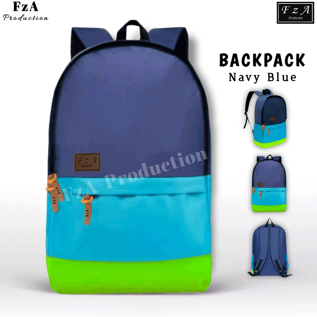 FzA Official - Tas Ransel Gendong Laptop Distro Sekolah Kuliah Pria Wanita Backpack Original Tas Punggung Laptop - NBSPT