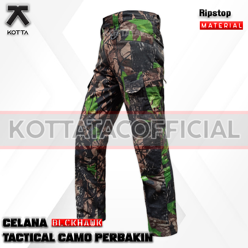 CELANA TACTICAL HUNTING CAMO BERBURU PANJANG TERBARU CELANA PDL CAMO PERBAKIN OAK HIJAU