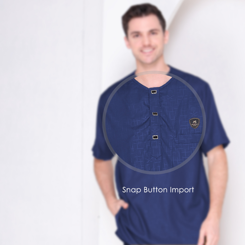 Baju Koko Pria Casual Premium Lengan Pendek Zafran Series Original Assuffah