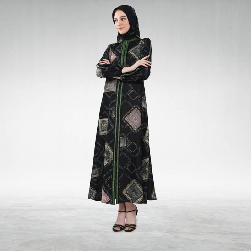PRELOVED ABAYA HIKMAT JAVINA KALEELA HIKMAT AINAYYA.ID DRESS FASHION GAMIS MURAH BAJU WANITA FASHION