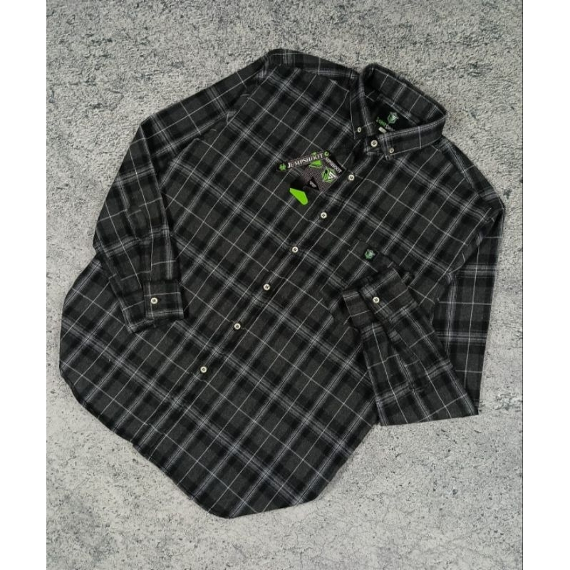 Kemeja Flanel Lengan Panjang Pria Wanita Ukuran M L XL Bahan Tebal Premium Motif Kotak