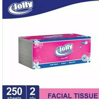 TISU JOLLY 250 SHEET/ TISU WAJAH LEMBUT 250 SHEET GROSIR