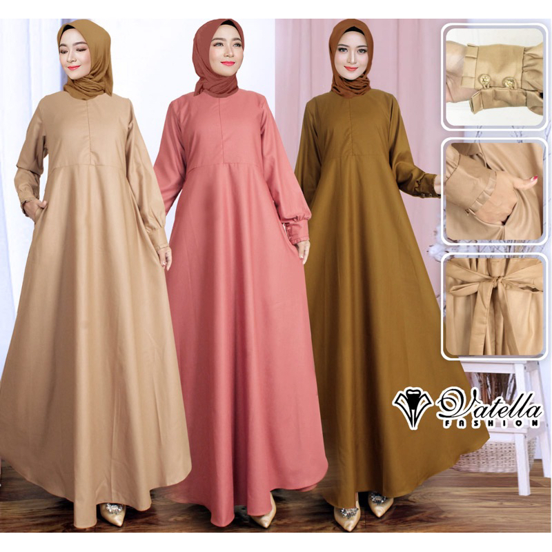 GAMIS TOYOBO PART 2 by Vatella || DRESS MUSLIM POLOS