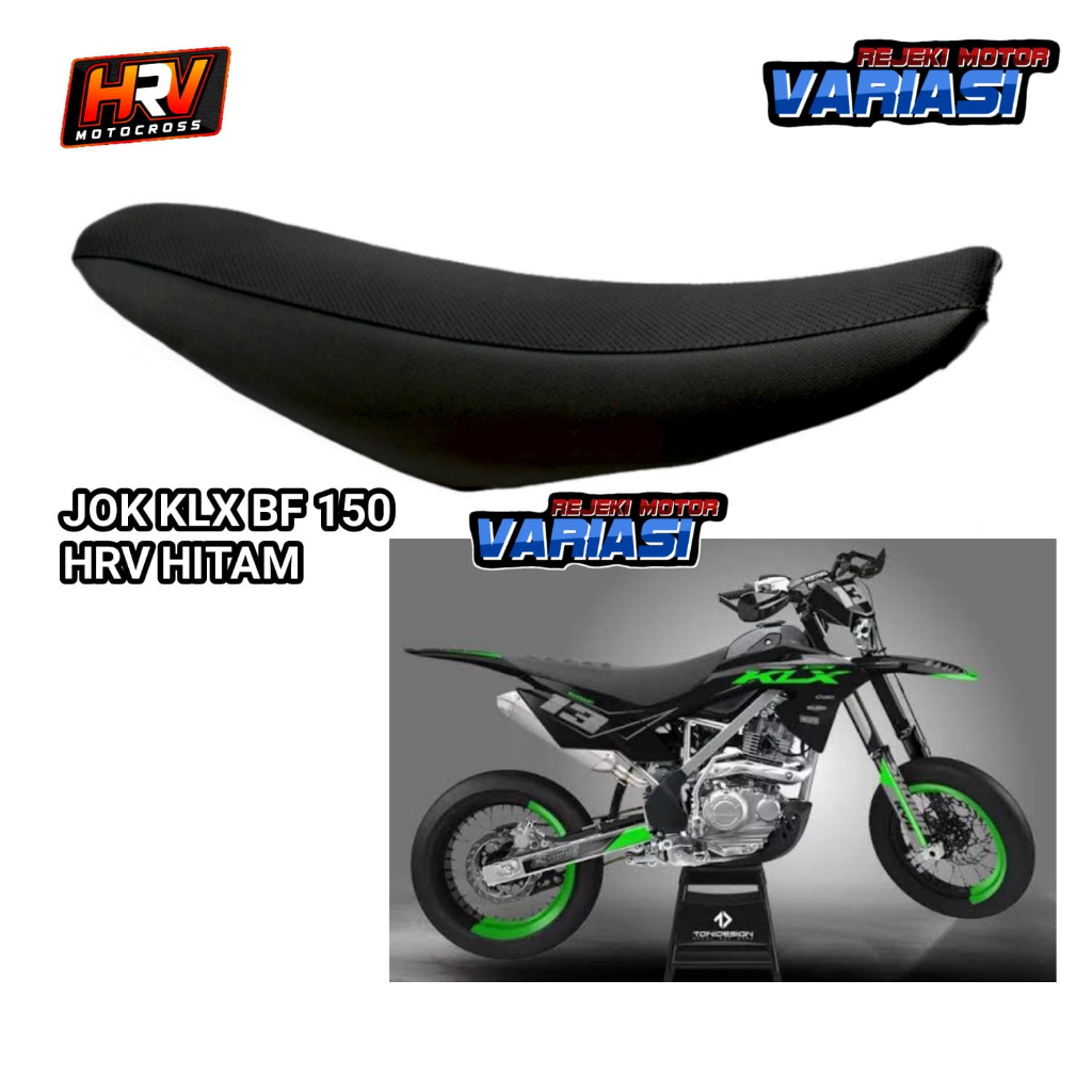 JOK SADEL CRF 150 , JOK KLX BF 150 STANDART MERK HRV original hitam