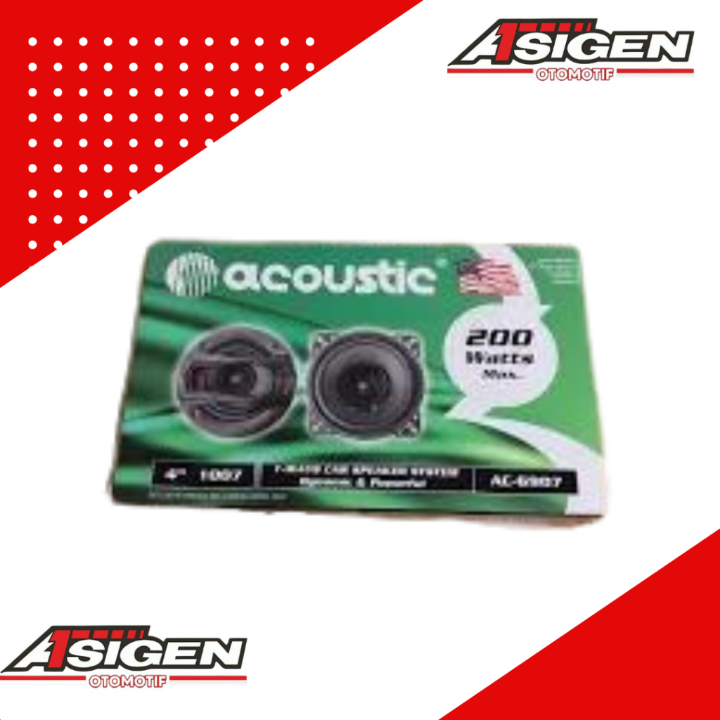 Speaker 4 Inch Acoustic AC - 6907