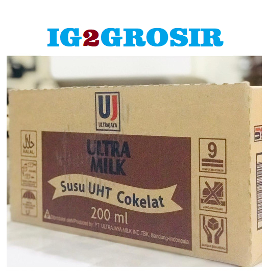 

Ultra Coklat 200ml 1 Dus isi 24pcs
