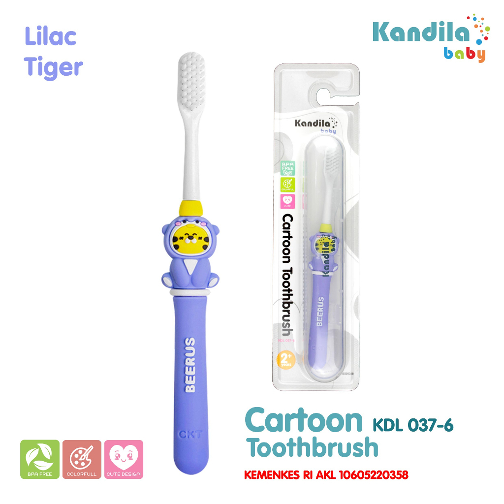 Kandila Baby Cartoon Toothbrush Sikat Gigi Anak KDL 037-6