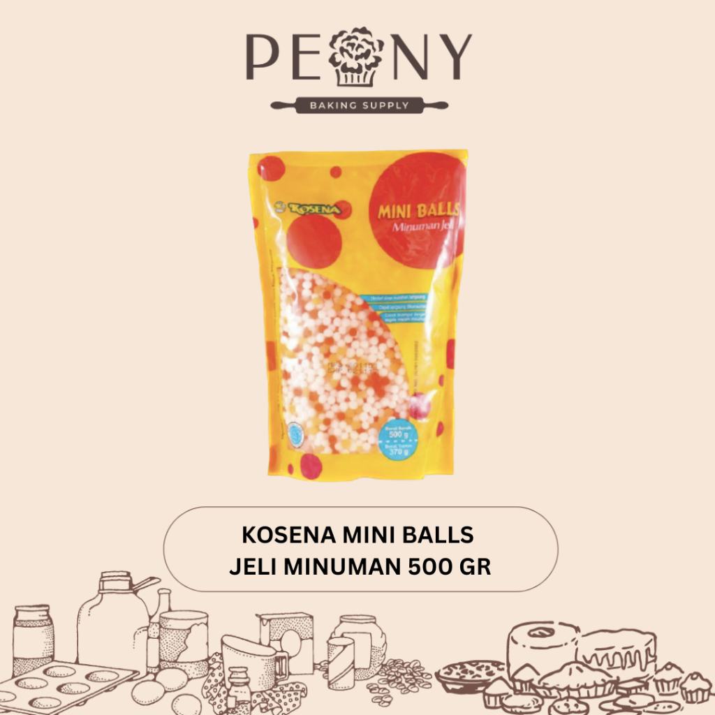 KOSENA MINI BALLS JELLY TOPPING MINUMAN 500 GR