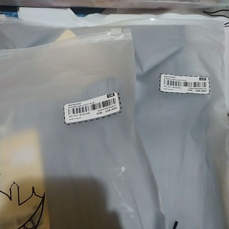 skirt dan shirt dusty blue