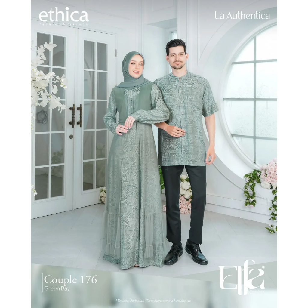 Couple Ethica 2023 / Couple 176 Green Bay / Gamis Dewasa Kagumi 295 / Koko Dewasa Kahfi 282 / Couple