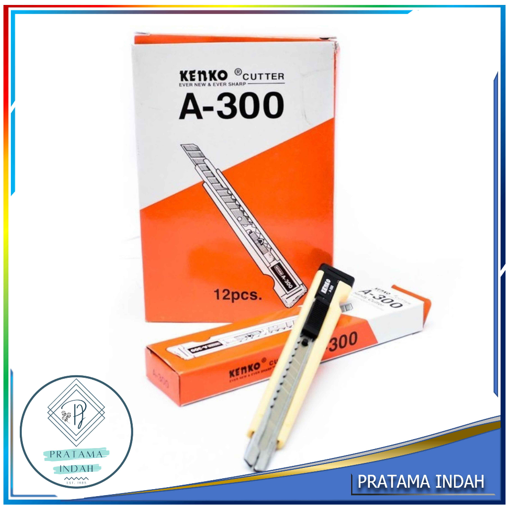 

Pisau Cutter A-300 Kenko / a300 / A 300 Kenko