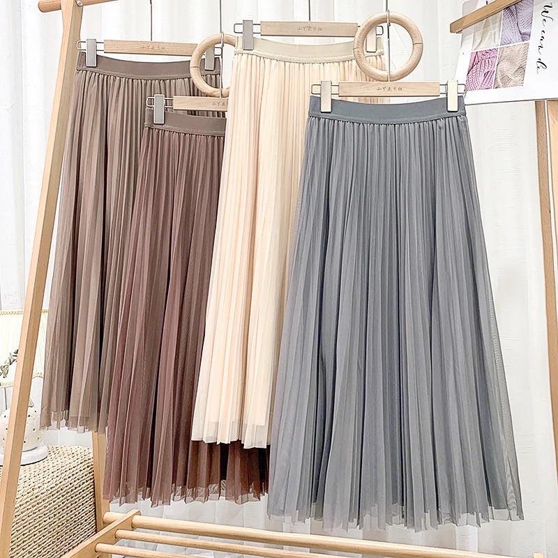 FW R626 Rok Tutu Plisket Panjang Premium Import