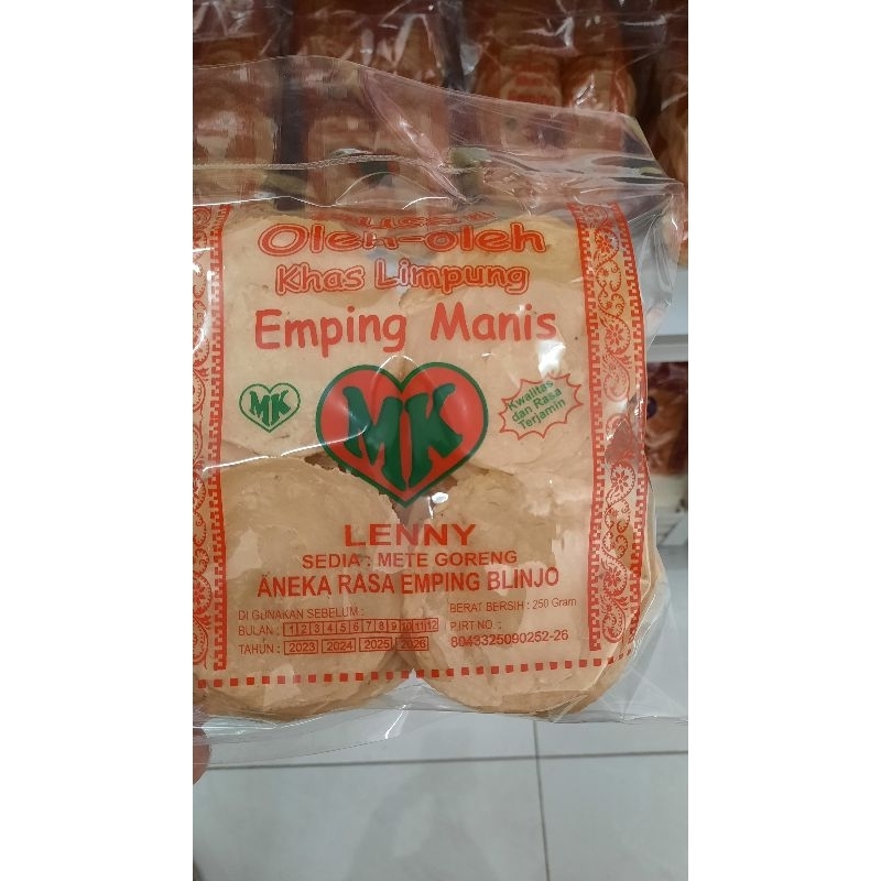 

Emping Manis MK Mentah 250 gr