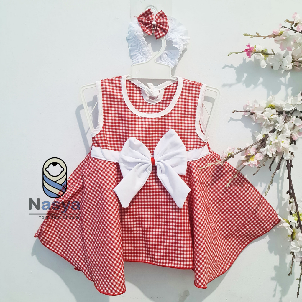 [P-064] Dress Bayi New Born (0-6 bulan) - planet kids