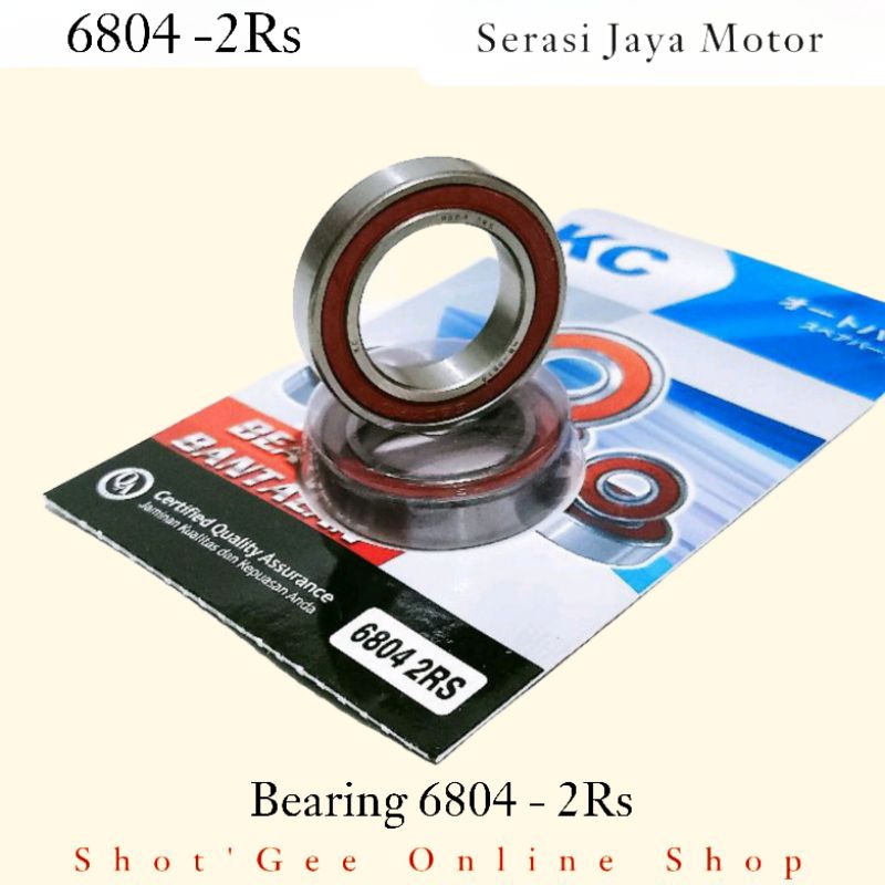 KC BEARING LAHAR 6804 2RS