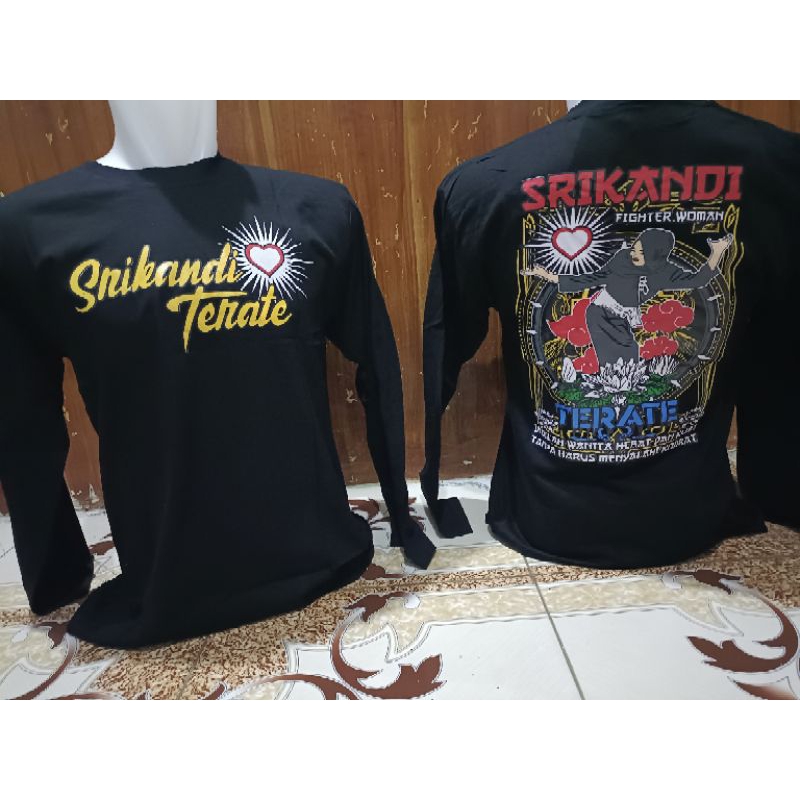 Kaos SH Terate Lengan Panjang/ Kaos PSHT Motif SRIKANDI