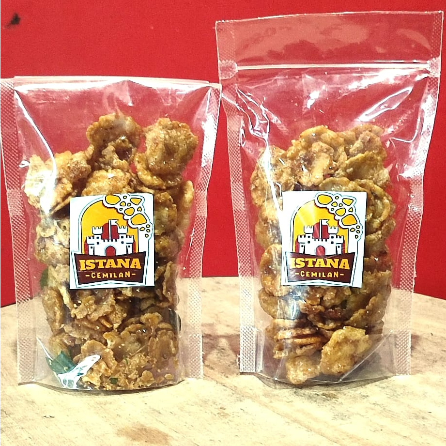 

emping mlinjo 200gr & 500 gr pedas manis/emping melinjo balado/emping balado/emping pedas manis/emping pedas