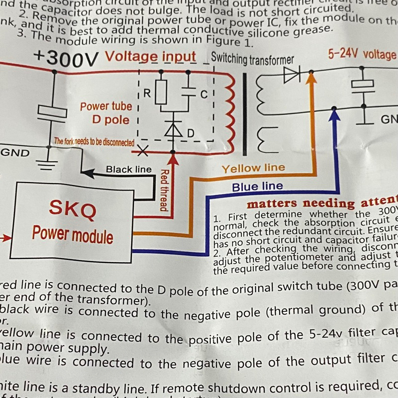 Gacun led 4 kabel trimpot