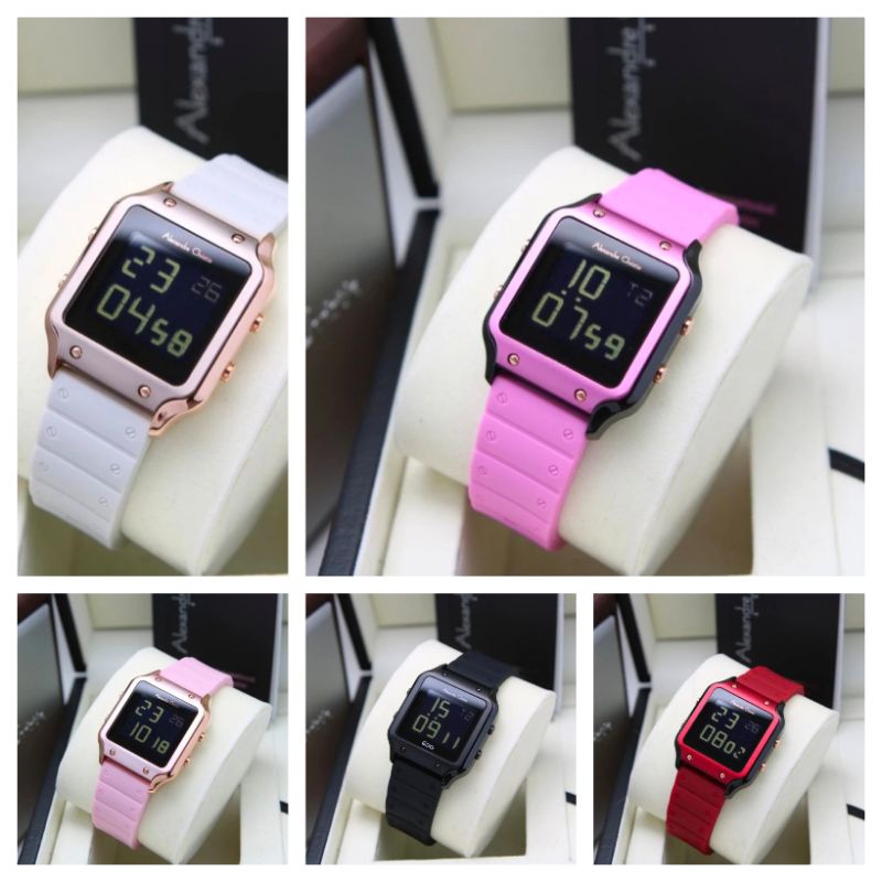 JAM TANGAN WANITA ALEXANDRE CHRISTIE DIGITAL AC 9382 9382 AC9382 ORI 100%