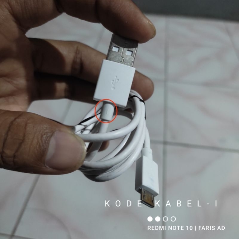 Kabel Data Oppo Micro USB Original Bekas Copotan Hp