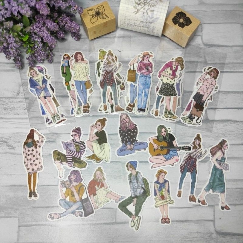 

Stiker Beautiful Girls Vol 2