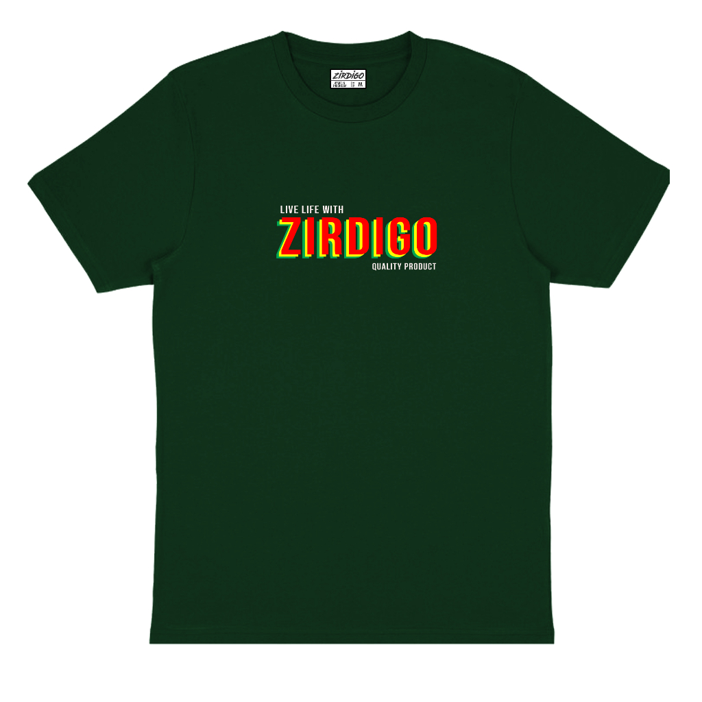 Zirdigo Kaos ZIRDIGO QUALITY PRODUC Lengan Pendek Print Quality