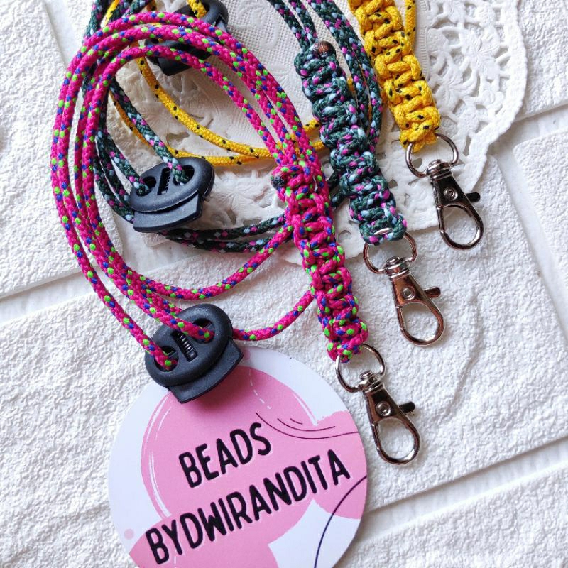 

Lanyard Tali Prusik / Lanyard / Lanyard Manik / Lanyard Beads / Lanyard Pearl / Lanyard ID Card / Tali Lanyard / Gantungan ID Card / Lanyard Handmade / Lanyard Airpods / Landyardphone